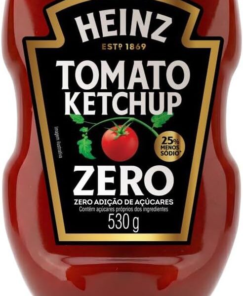 Heinz Ketchup Zero Açúcar 530g