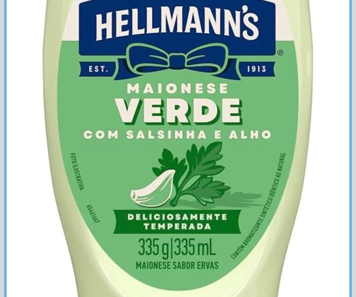 Hellmann’s Maionese Verde Squeeze 335g