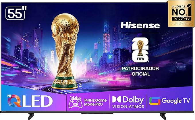 Hisense Smart TV UHD 4K HI-QLED 55″ Polegadas 55Q7QG