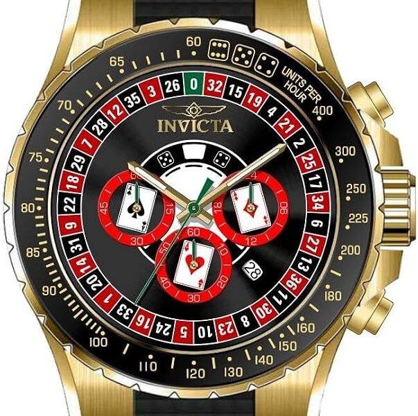 Invicta Relógio masculino aviador de quartzo