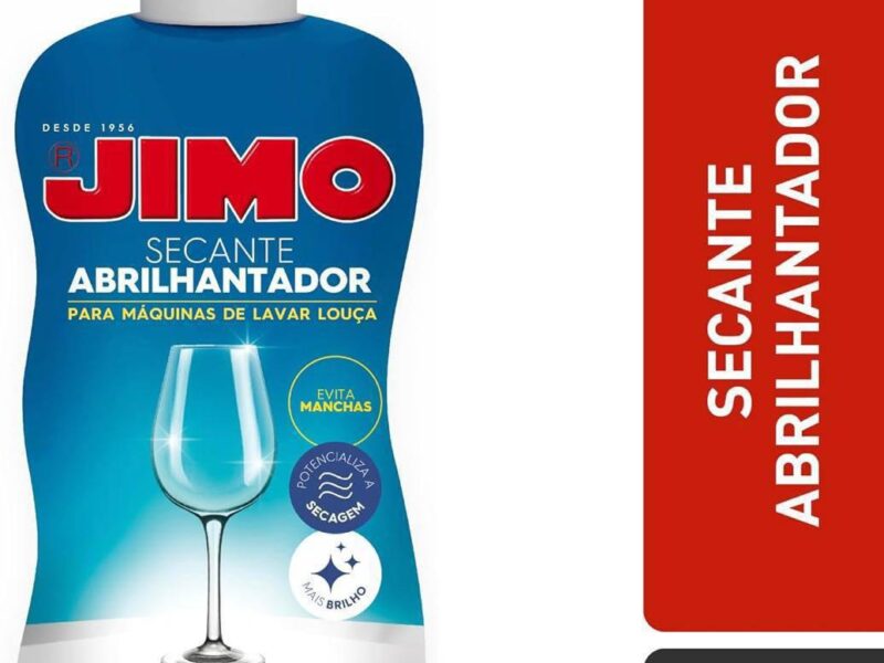 JIMO Secante Abrilhantador para Lava Lou�a Brilho Mais Intenso Sem Res�duos 100ml