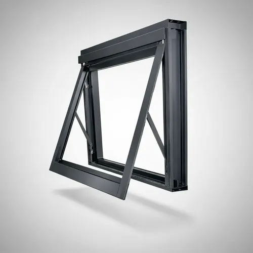 Janela Vitro Banheiro Maxi-ar Aço Galvani 50×50 Requadro 7cm