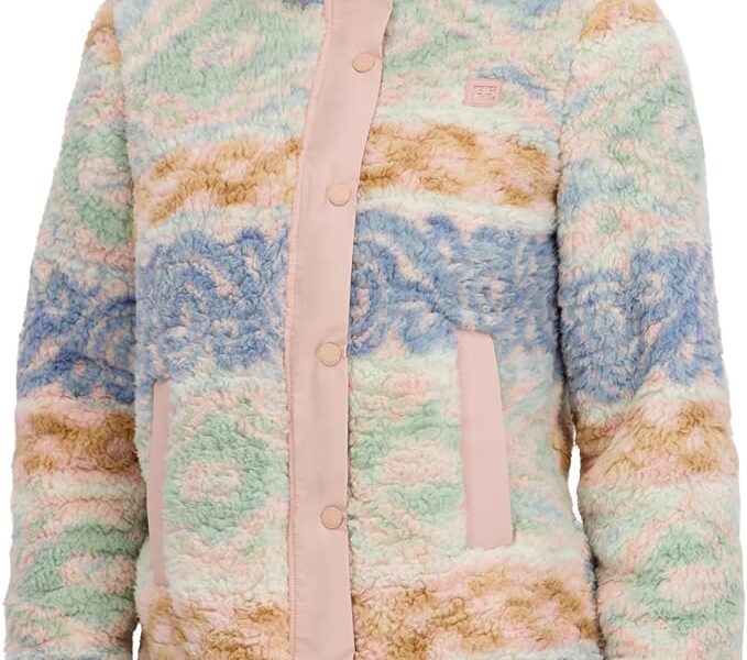 Jaqueta Full Zip Sherpa Aztec Print Jacket Billabongfeminino