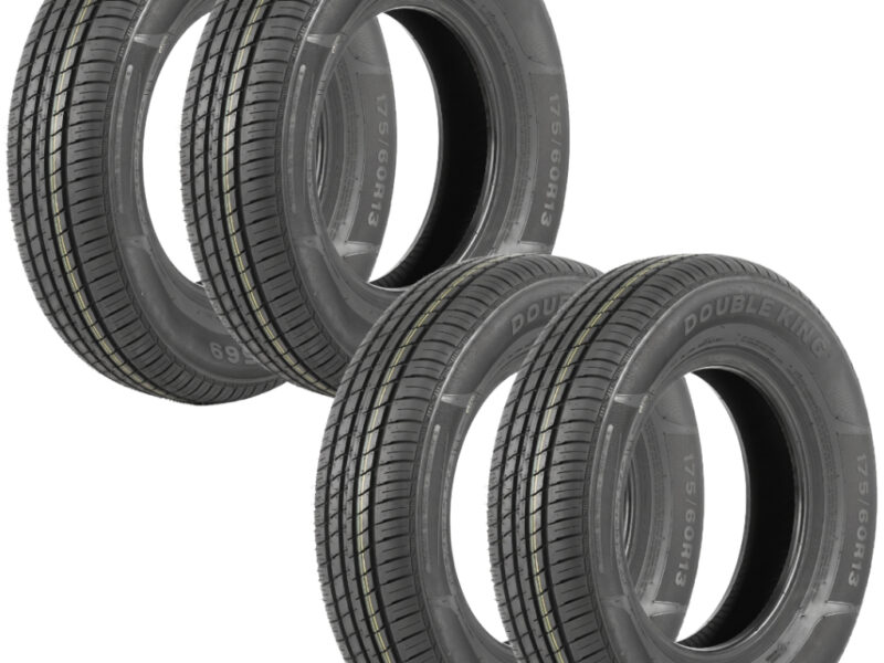 Jogo 4 Pneus 175/60 R13 Double King DK569 77H Novos Aro 13