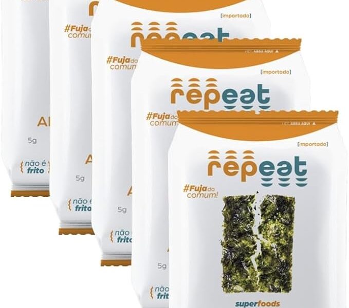 Kit 12 Snack Alga Tradicional Repeat