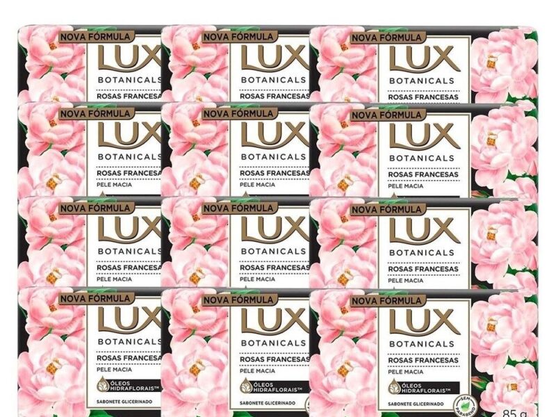 Kit 12 und Sabonete Lux Botanicals Rosas Francesas 85g