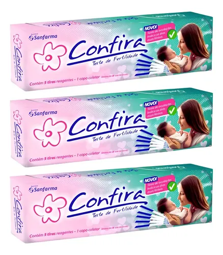 Kit 3 Teste De Fertilidade Ovulação Confira 15 Tiras Reagente Total