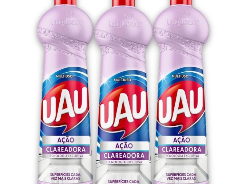 Kit 3un Multiuso 500ml UAU Ação Clareadora