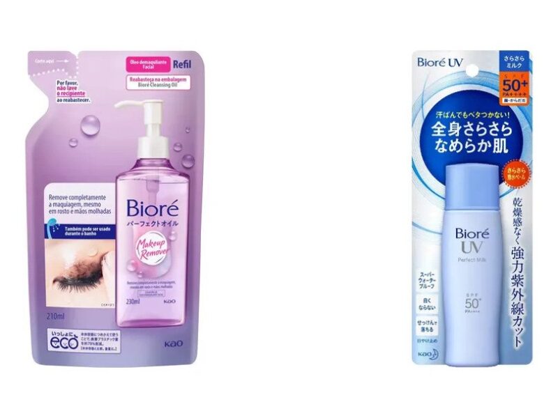 Kit Bioré: Óleo De Limpeza Facial Refil 210ml + Protetor Solar Creme Spf 50 40ml