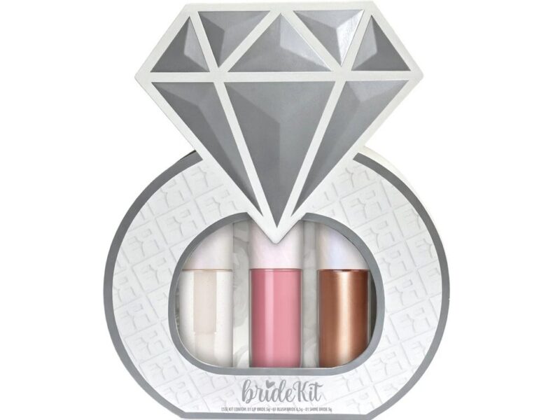Kit Bride Franciny Gloss Iluminador E Blush Casamento Prata