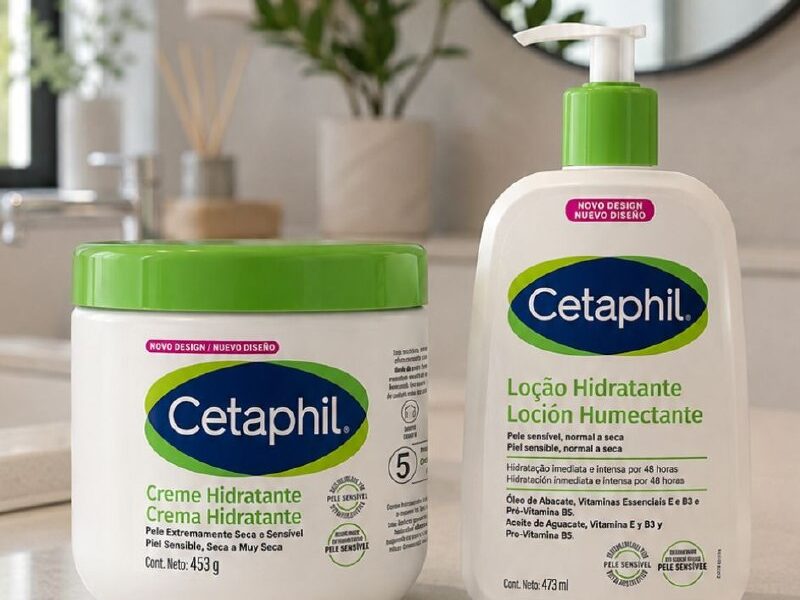 Kit Cetaphil: 1 Creme Hidratante Neutra 453g + 1 Loção Hidratante Neutra 473ml
