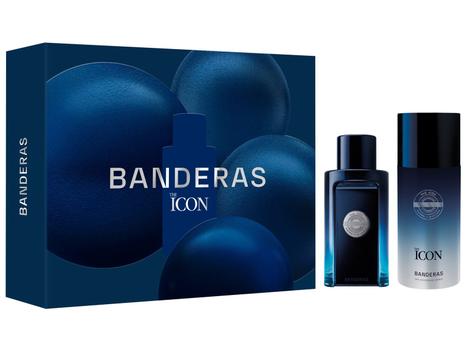 Kit Perfume Masculino Banderas The Icon 1 Eau de Toilette de 100ml + 1 Desodorante spray de 150ml – Perfume –