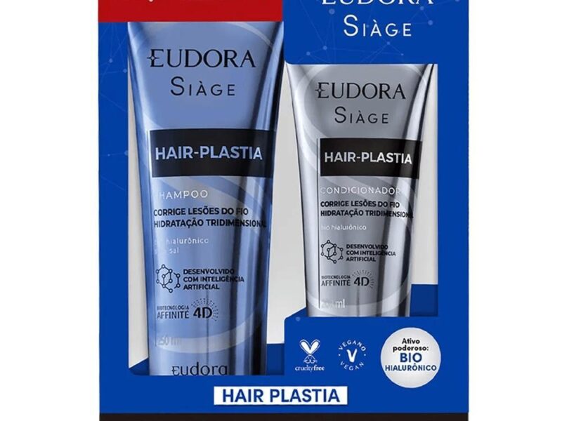 Kit Siàge Hair-Plastia Shampoo 250ml + Condicionador 125ml