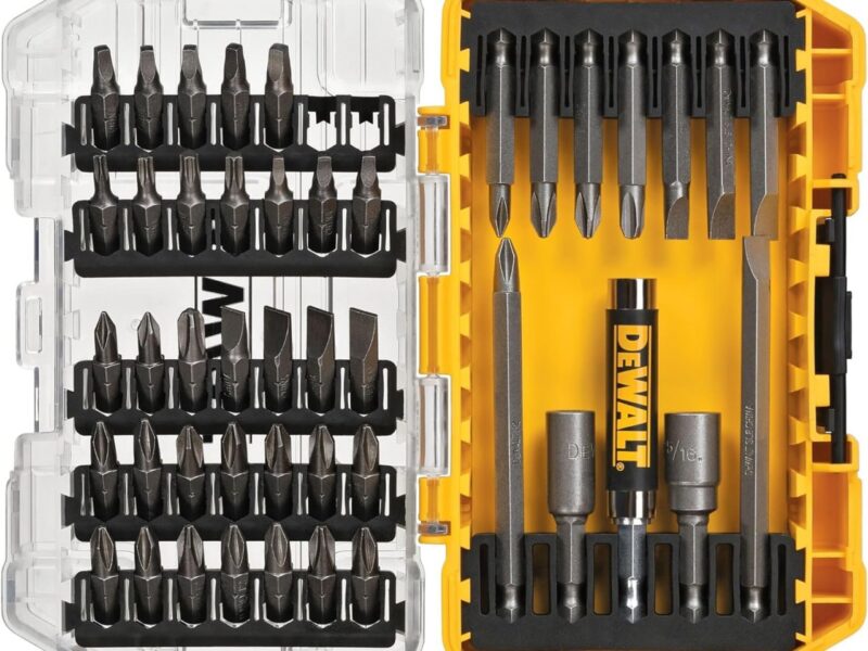 Kit de chaves de fenda DEWALT DW2166, com estojo, cinza/prata, 45 peças