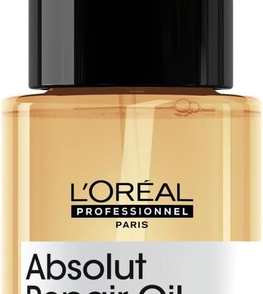 L’Oréal Professionnel Óleo 10 em 1 Absolut Repair | Multi-benefícios para cabelos secos e danificados | Repara e Promove Brilho | Com Gold Quinoa e Proteínas