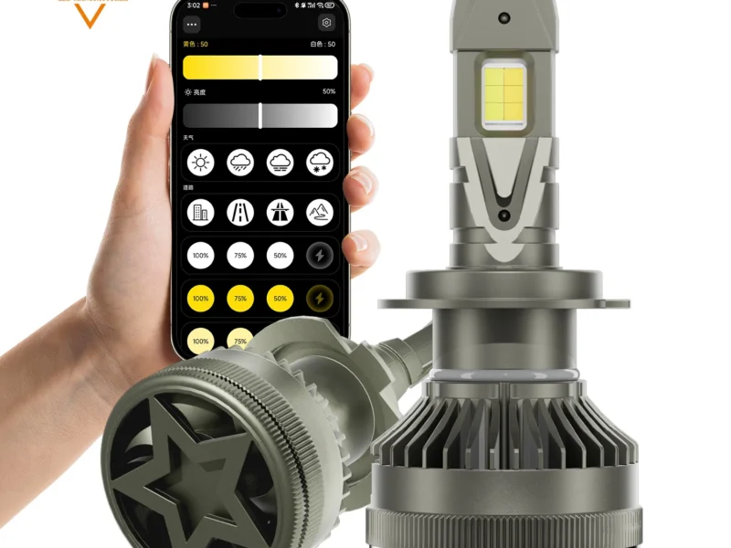 Lâmpadas de farol de carro h7, controle por aplicativo, h4, mini turbo, h1, h11, h3, 9005, hb3, 9006, hb4, luzes led para carro, 3000k, 4300k, 6000k, 3 cores – AliExpress 34