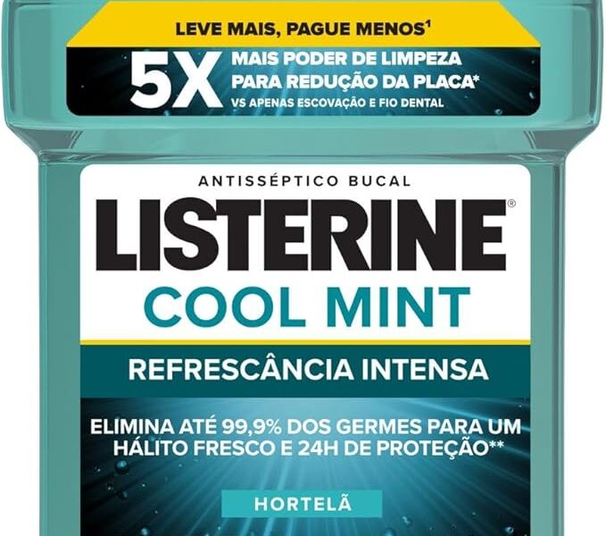 Listerine Enxaguante Bucal Cool Mint, 1,5L