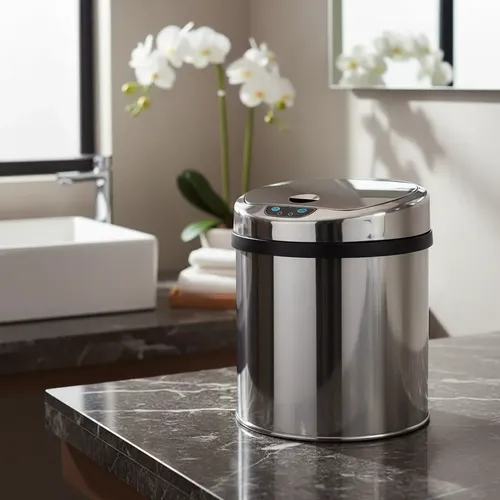 Lixeira Inox Automática Sensor 6 Lts – Banheiro – Promoção!