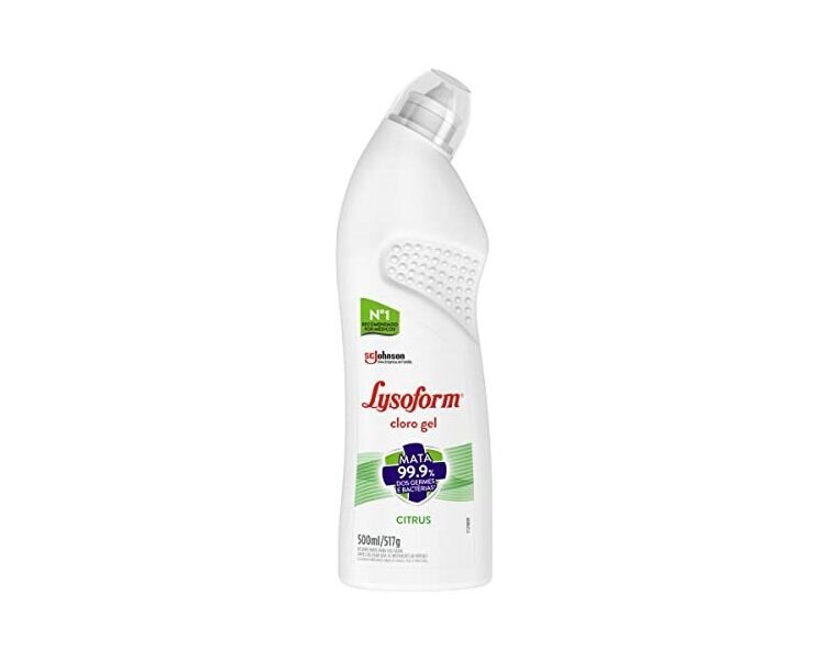 Lysoform Citrus, Desinfetante Cloro Gel, Limpeza Pesada e Eficiente, 500ml