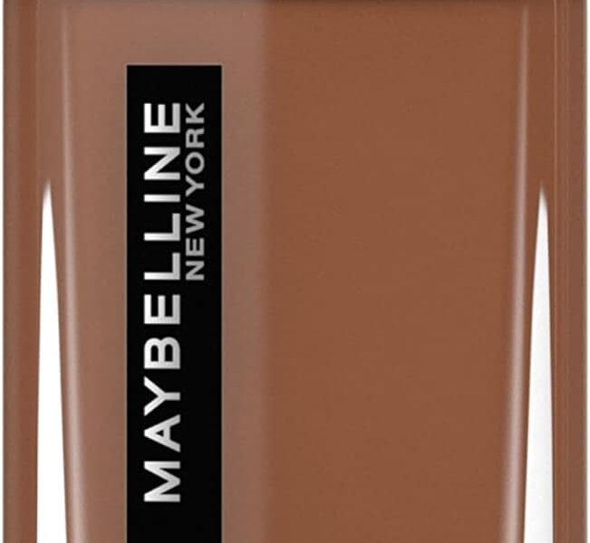 Maybelline NY Base Alta Cobertura Super Stay Active Wear Resistente ao Suor Alta Duração até 30h na Pele, Cor 370 Deep Bronze, 30ml