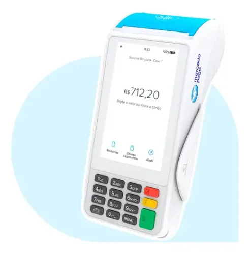 Mercado Pago Point Pro 3 Maquininha 4g C/ Tela Touch