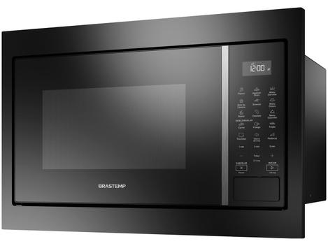 Micro-ondas Brastemp de Embutir 32 Litros Preto com 18 Receitas Pré-Programadas e Design Sofisticado – BM146AE – Micro-ondas –