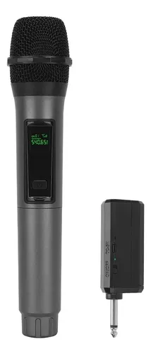Microfone Sem Fio, Plug-and-play, Perfeito Para Karaokê Domé Cinza