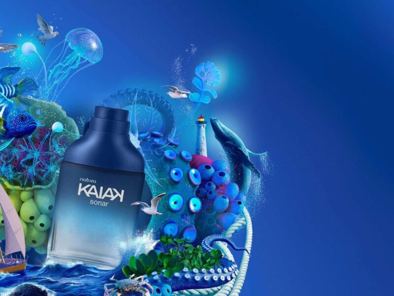 Miniatura Deo Colônia Masculino Kaiak Sonar 25 ml