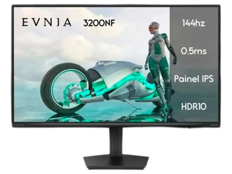 Monitor Gamer Philips Evnia 27&quot&quot Ips 144Hz 0.5ms Fhd27m2n3200nf Preto