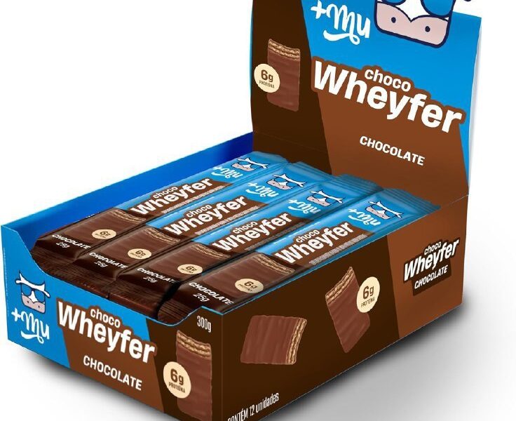 +Mu Chocowheyfer Proteico Sabor Chocolate – Display com 12 unidades – 300g