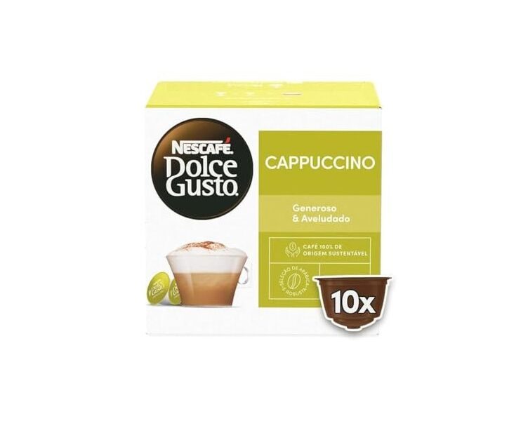 NESCAFÉ DOLCE GUSTO Café em Cápsula Cappuccino 10 Cápsulas