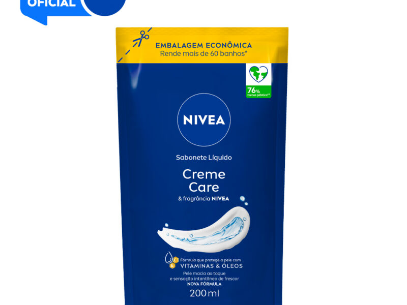NIVEA Sabonete Líquido Refil Creme Care 200ml