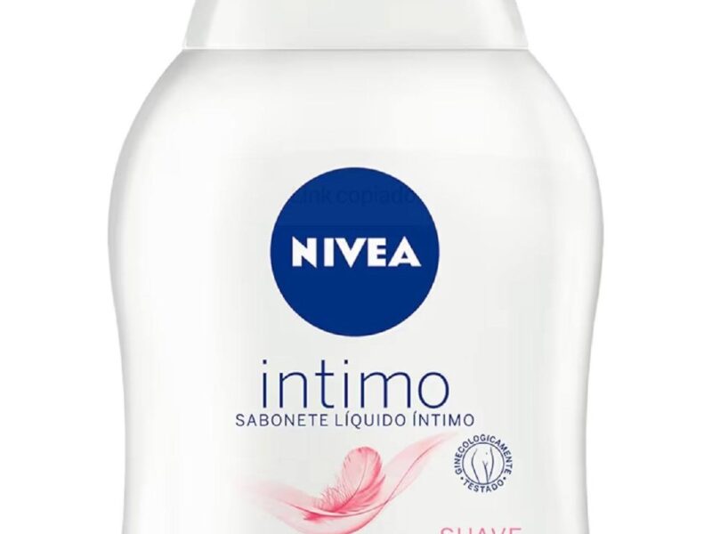 NIVEA Sabonete Líquido Íntimo Suave 250ml, Limpeza Delicada, Mantém pH Natural, Extrato de Camomila, Cuidado Calmante, Uso Diário