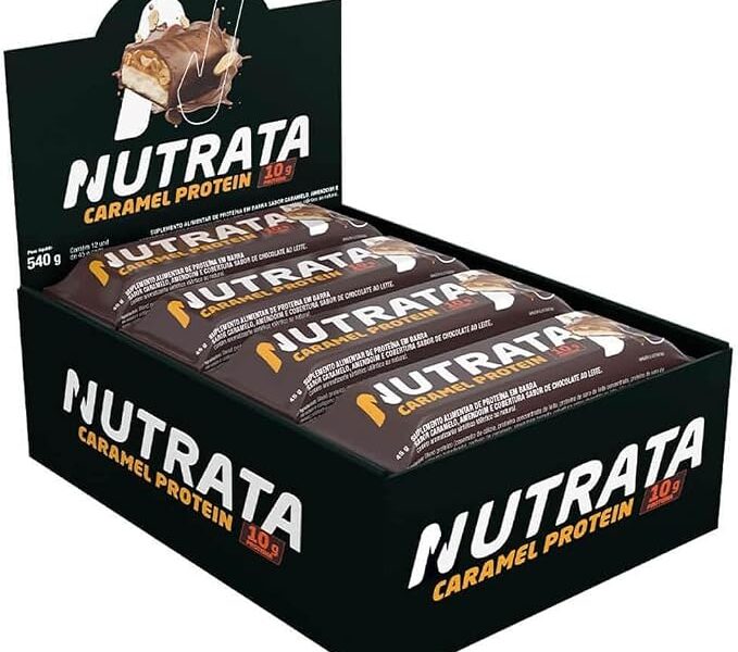 Nutrata Caramel Protein Display (12 unid. 45g), Caramel