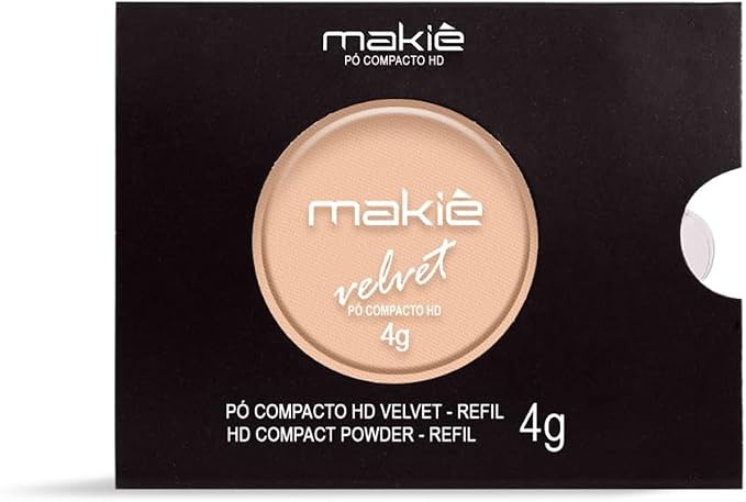 Pó Compacto HD 4g – Makiê (Nude) – Sela, Uniformiza e Cria Contornos a Pele
