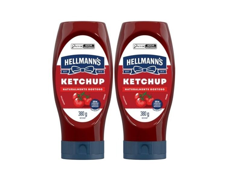 Pack Ketchup Hellmann’s Squeeze 2 Unidades 380g
