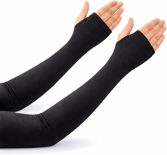 Par de Manguitos UV50+ Proteção Solar para Ciclismo Corrida e Moto | Par de Manguitos UV50+ Proteção Solar para Ciclismo Corrida e Moto