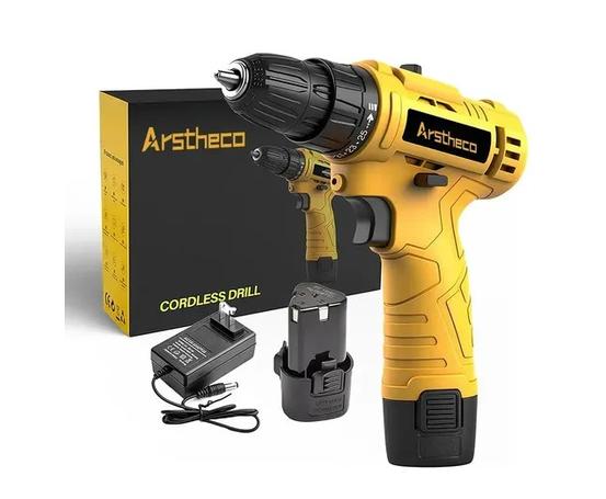 Parafusadeira Furadeira Sem Fio 25n 3/8 12v 10mm Bivolt Bateria Arstheco