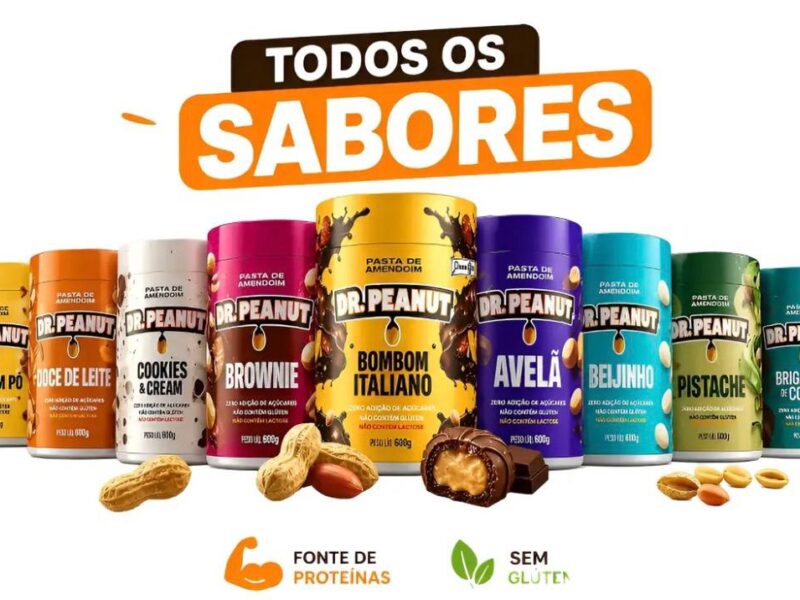 Pasta De Amendoim Dr. Peanut 600g Novos Sabores Gourmet
