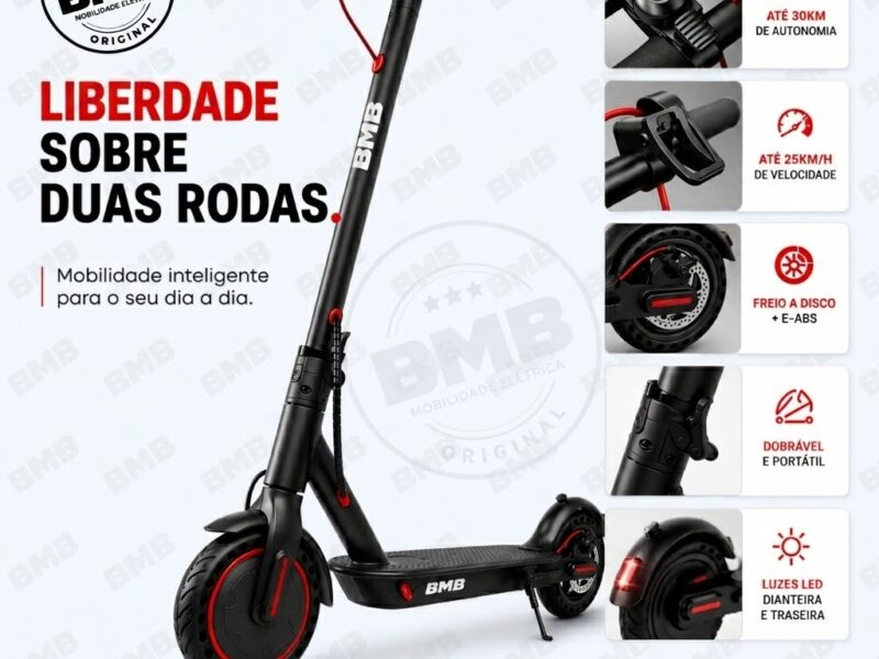 Patinete Elétrico com App GPS Bateria Recarregável Dobrável Super Autonomia para adultos até 150kg