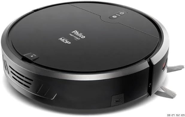 Philco Aspirador Robô 3 em 1 Com MOP PAS23 Preto Bivolt Anticolisão