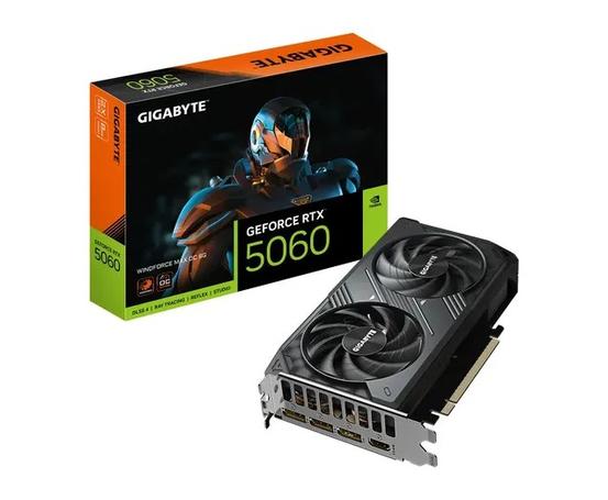 Placa De Vídeo Gigabyte Rtx 5060 Windforce Max Oc 8gb Gddr7