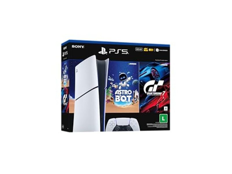 PlayStation®5 Slim Digital 825GB – Pacote ASTRO BOT e Gran Turismo 7