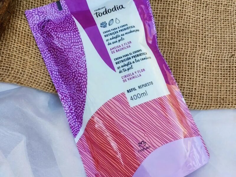Refil Creme Nutritivo para o Corpo Tododia Ameixa e Flor de Baunilha