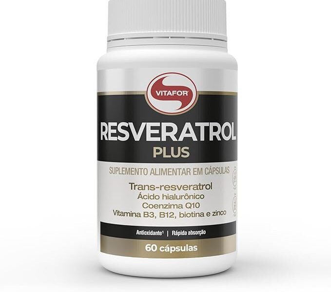 Resveratrol Plus (60 caps), Único, VitaFor | Com Vitaminas e Minerais, Alimentar