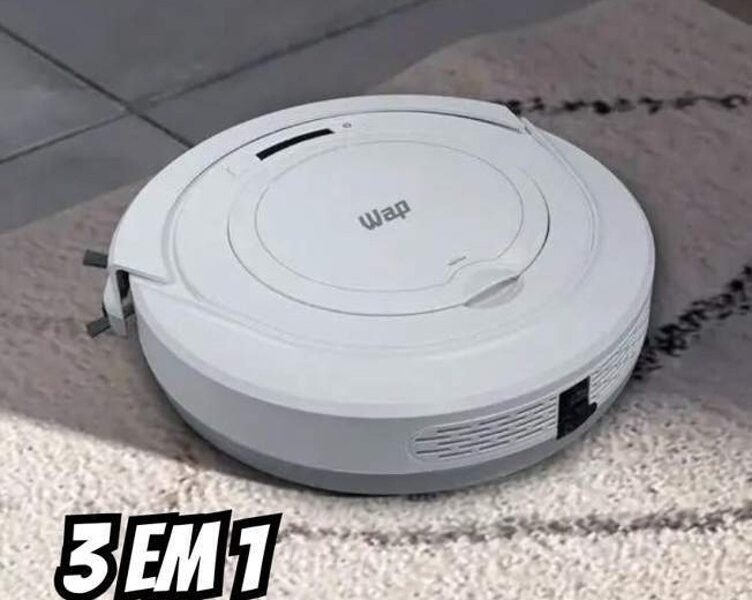 Robô Aspirador de Pó WAP Robot W90 Pérola Bivolt
