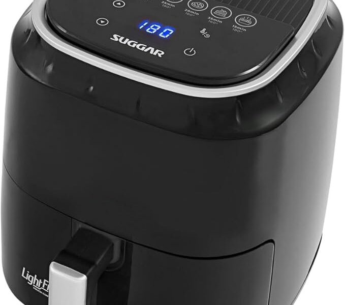 SUGGAR FRITADEIRA LIGHT FRY TOUCH CONTROL 4 LITROS PRETA 110V FT0041PT