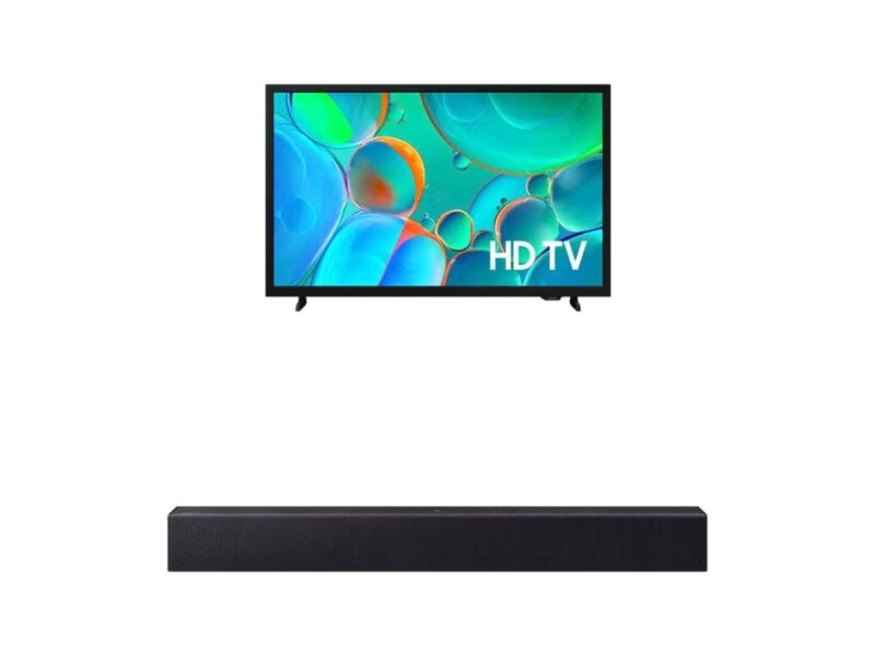 Samsung Combo Smart TV 32″ HD H5000F + Soundbar Samsung HW-B400F