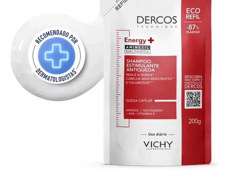 Shampoo Antiqueda Estimulante com Aminexil, Dercos Energy+ Vichy, 200g
