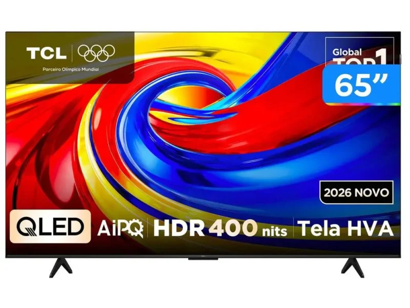 Smart TV 65 TCL 4K UHD QLED 65P7L Google TV 2026